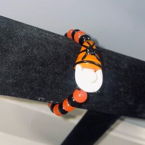 Handmade Halloween Gnome Bracelet